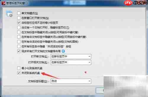 PDFXEdit关闭至系统托盘