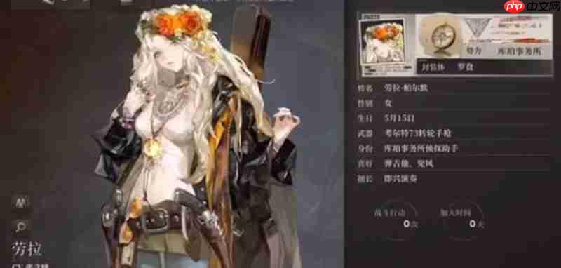 《异象回声》劳拉介绍