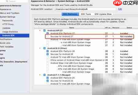 Mac下Android Studio装SDK