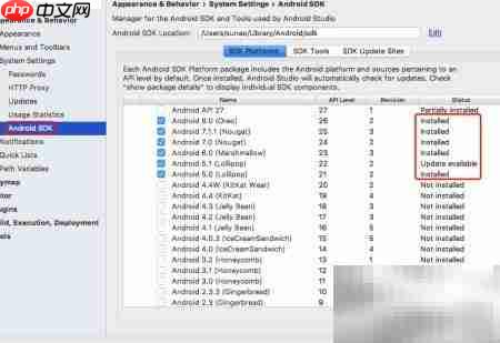Mac下Android Studio装SDK