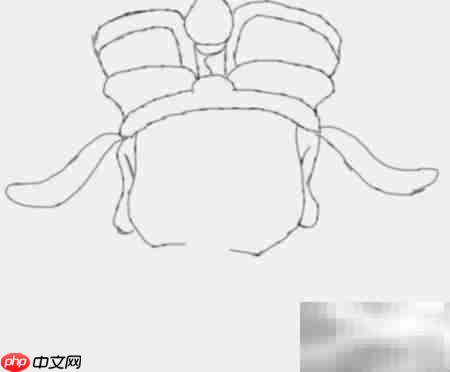 简笔画财神绘制步骤