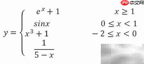 VB求分段函数值方法