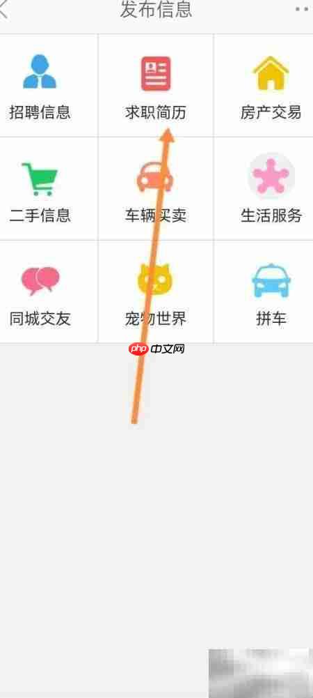 城市通APP简历设置指南