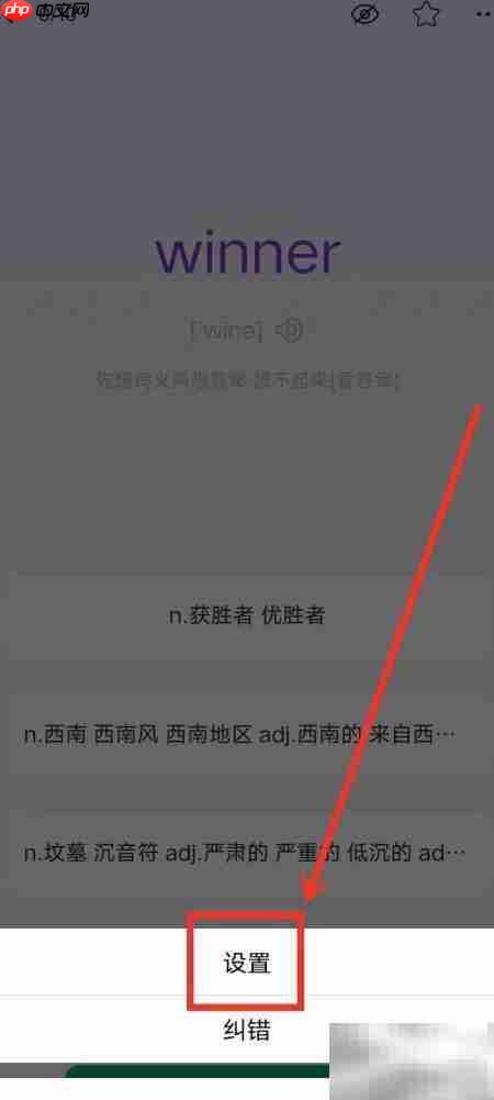 准单词王自动发音开启指南