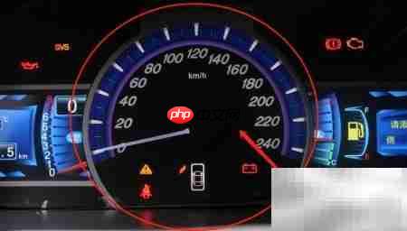 比亚迪S6仪表盘参数解读