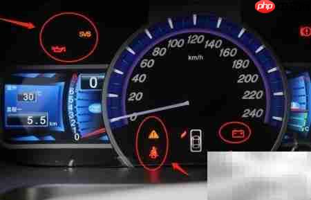 比亚迪S6仪表盘参数解读