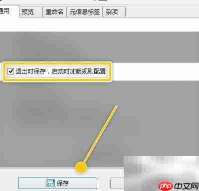 ReNamer启动加载规则设置