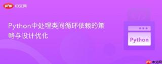 Python中处理类间循环依赖的策略与设计优化