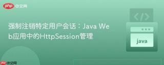 强制注销特定用户会话：Java Web应用中的HttpSession管理