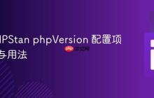 解析PHPStan phpVersion 配置项的格式与用法
