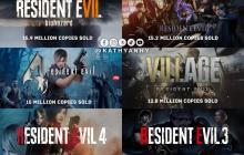 Capcom更新白金销量榜 《生化危机》系列销量排名