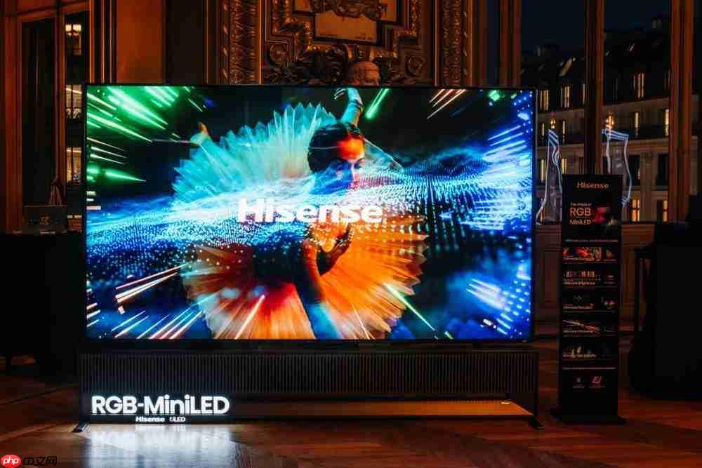 海信RGB-Mini LED电视UX携帝瓦雷炸场!在法国巴黎歌剧院大秀“好声音”