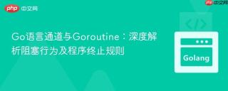 Go语言通道与Goroutine：深度解析阻塞行为及程序终止规则