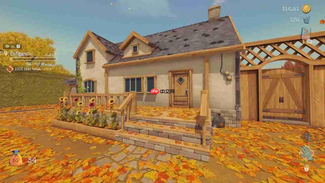 清理落叶!解压游戏《Leaf it Alone》Steam特别好评