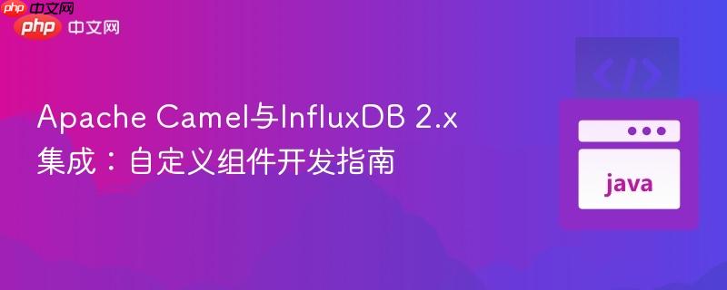 Apache Camel与InfluxDB 2.x集成:自定义组件开发指南