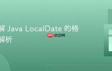 深入理解 Java LocalDate 的格式化与解析