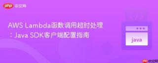 AWS Lambda函数调用超时处理：Java SDK客户端配置指南