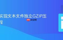 Java中实现文本文件独立GZIP压缩的教程