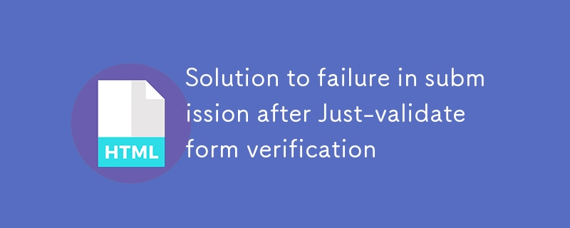 Penyelesaian kepada kegagalan penyerahan selepas pengesahan bentuk hanya