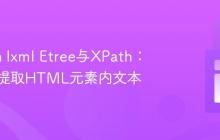 Python lxml Etree与XPath：可靠地提取HTML元素内文本