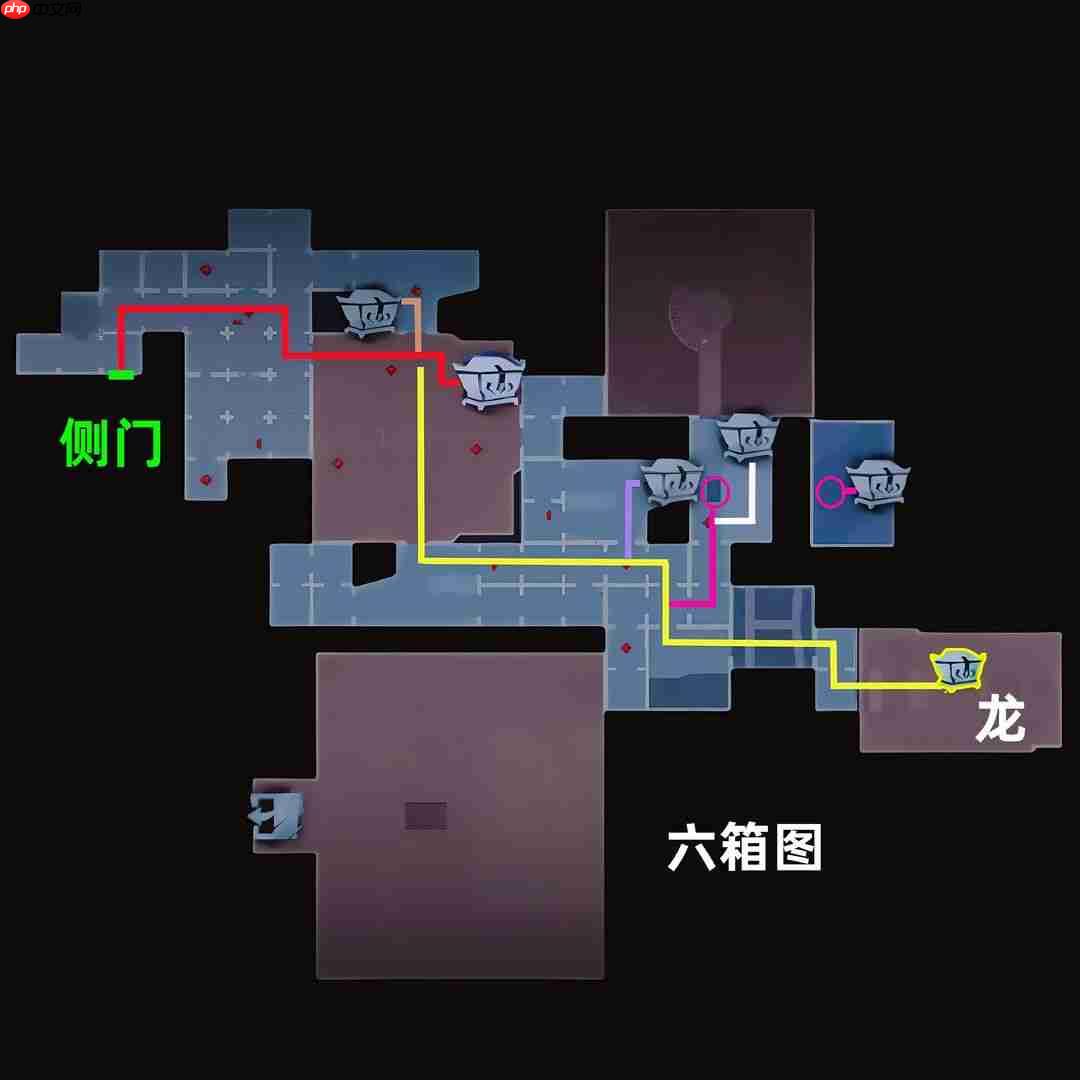 超自然行动组昆仑秘境极限侧门在【下】全地图小抄