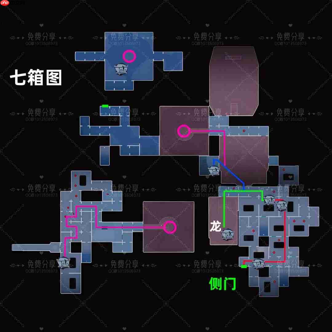 超自然行动组昆仑秘境极限侧门在【下】全地图小抄