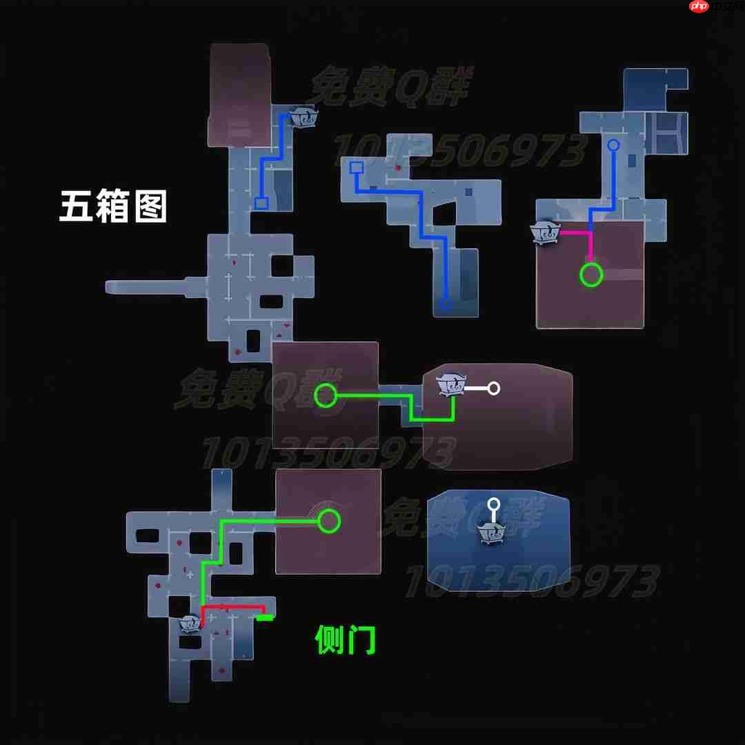 超自然行动组昆仑秘境极限侧门在【下】全地图小抄