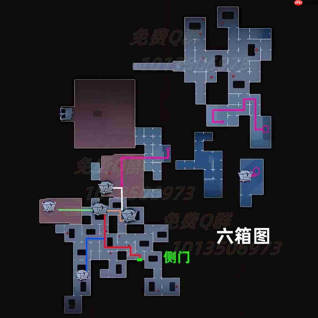 超自然行动组昆仑秘境极限侧门在【下】全地图小抄