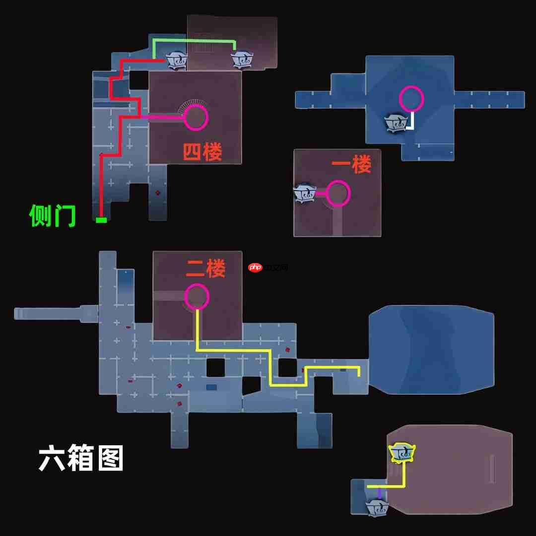 超自然行动组昆仑秘境极限侧门在【下】全地图小抄