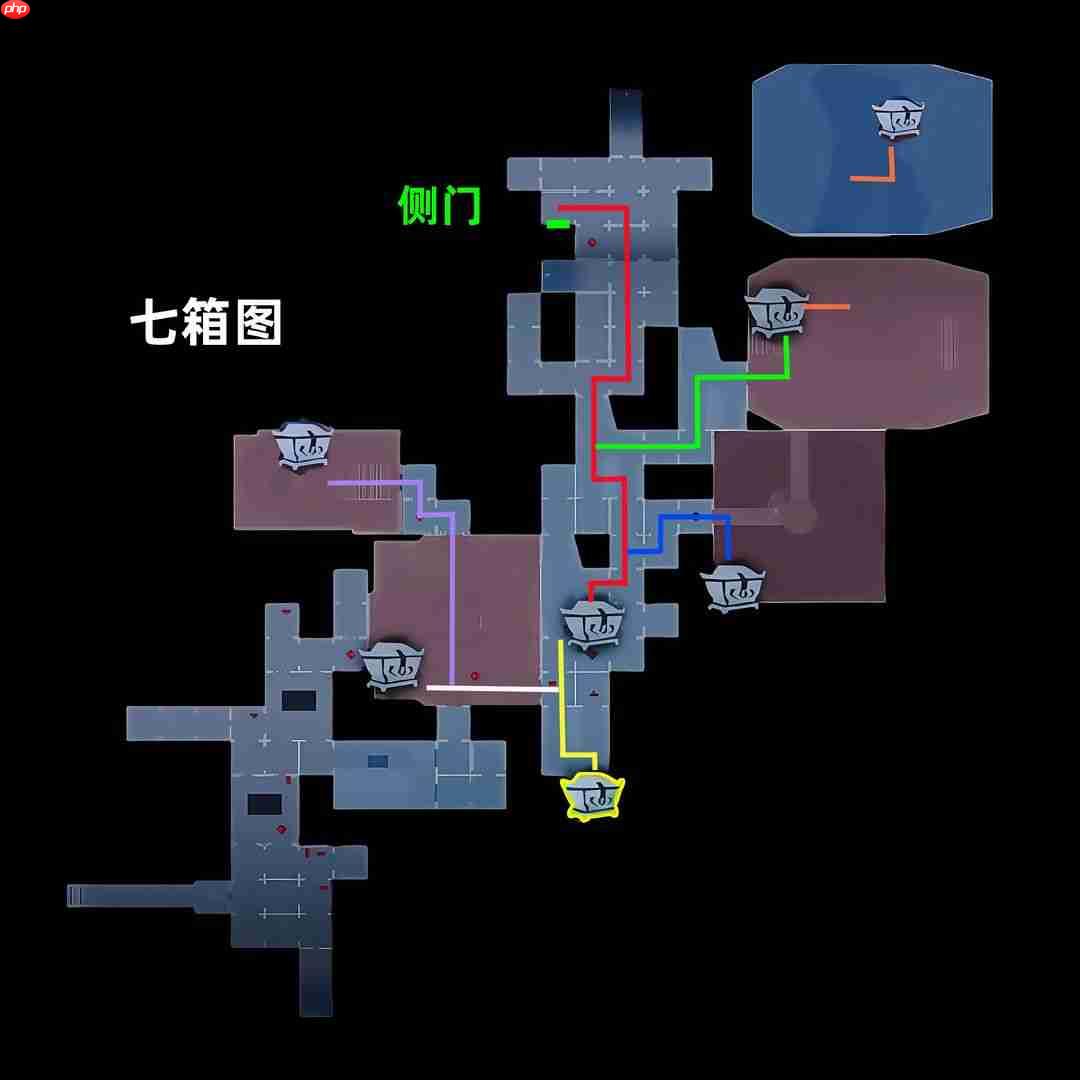 超自然行动组昆仑秘境极限侧门在【下】全地图小抄