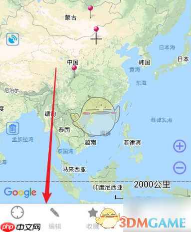 《奥维互动地图》标记位置方法