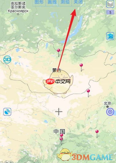《奥维互动地图》标记位置方法