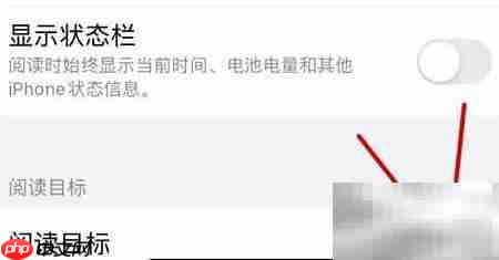 iPhone14图书阅读目标设置
