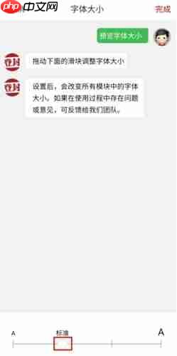 《智慧登封》修改字体大小方法