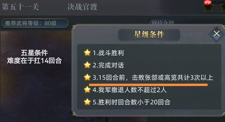 《三国吕布传说》决战官渡攻略