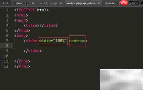 HTML视频标签使用指南