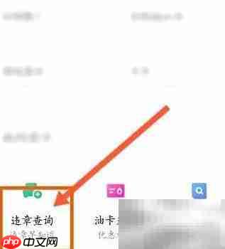 平安金管家查违章记录方法