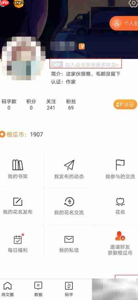 橙瓜码字会员兑换指南