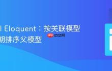 Laravel Eloquent：按关联模型最早日期排序父模型
