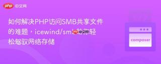如何解决PHP访问SMB共享文件的难题，icewind/smb助你轻松驾驭网络存储