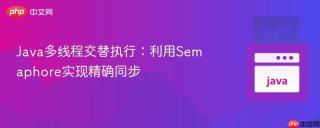 Java多线程交替执行：利用Semaphore实现精确同步