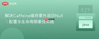 解决Caffeine缓存意外返回Null：配置与生命周期最佳实践