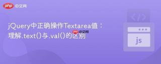 jQuery中正确操作Textarea值：理解.text()与.val()的区别