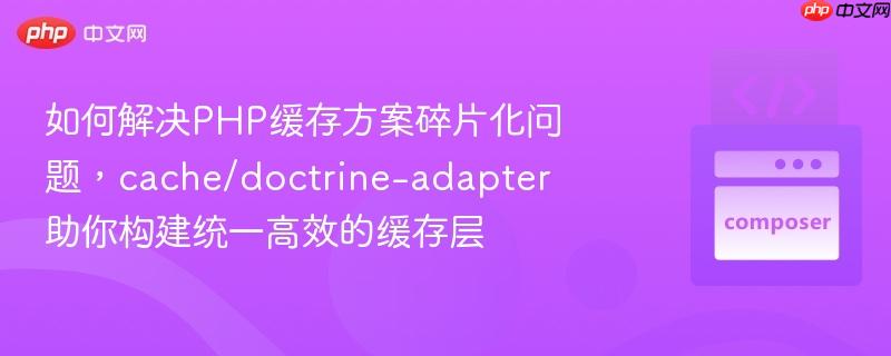 如何解决php缓存方案碎片化问题,cache/doctrine-adapter助你构建统一高效的缓存层
