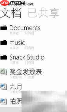 WP7系统Office文件管理