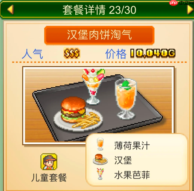 《创意咖啡店物语》淑女套餐攻略