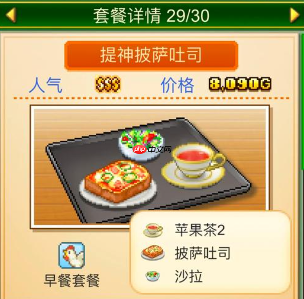 《创意咖啡店物语》淑女套餐攻略