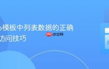 Django模板中列表数据的正确迭代与访问技巧