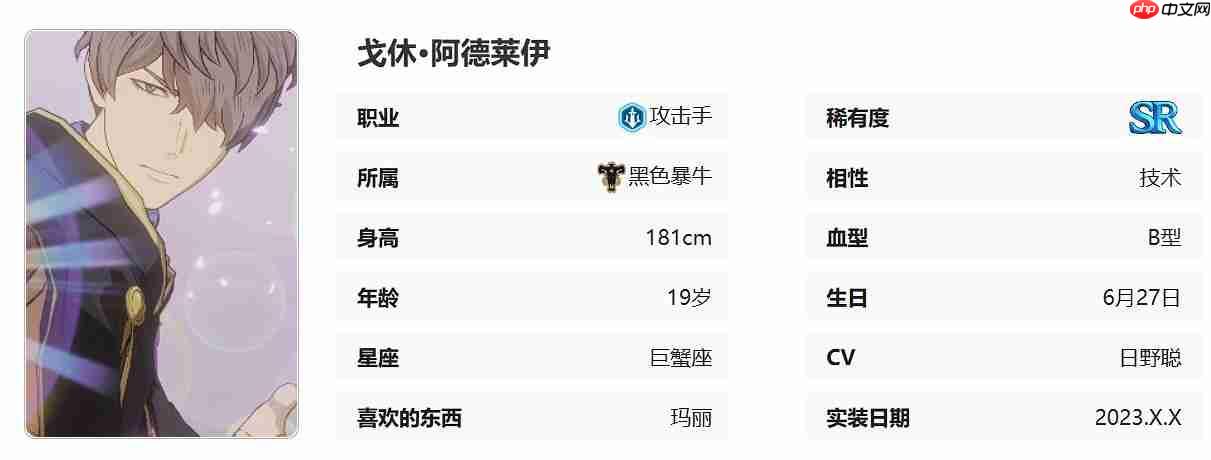 《黑色四叶草魔法帝之道》戈休玩法介绍