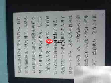 Kindle字体大小调节方法